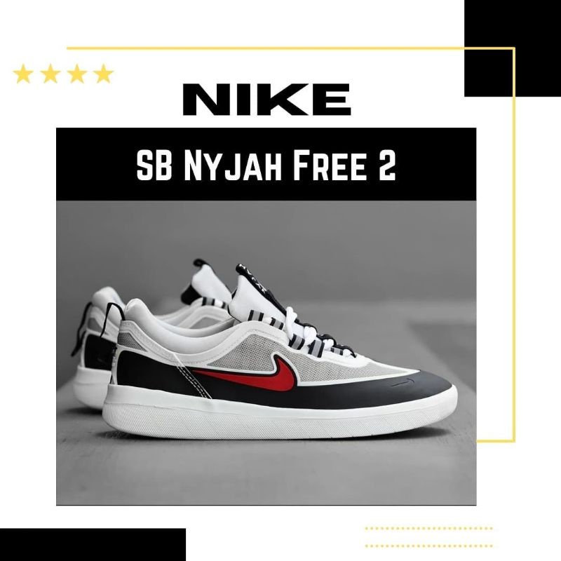 Sepatu Sneaker SB Nyjah Free 2 Spiridon