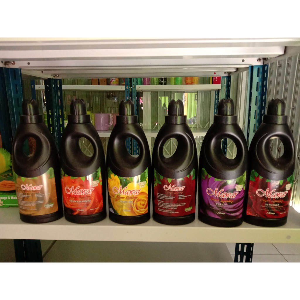 Pewangi Pengharum Pelicin Baju Pakaian Mawar Super Laundry