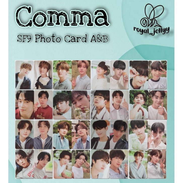 SF9 COMMA PC A&B | YOUNGBIN INSEONG DAWON ROWOON ZUHO TAEYANG HWIYOUNG CHANI