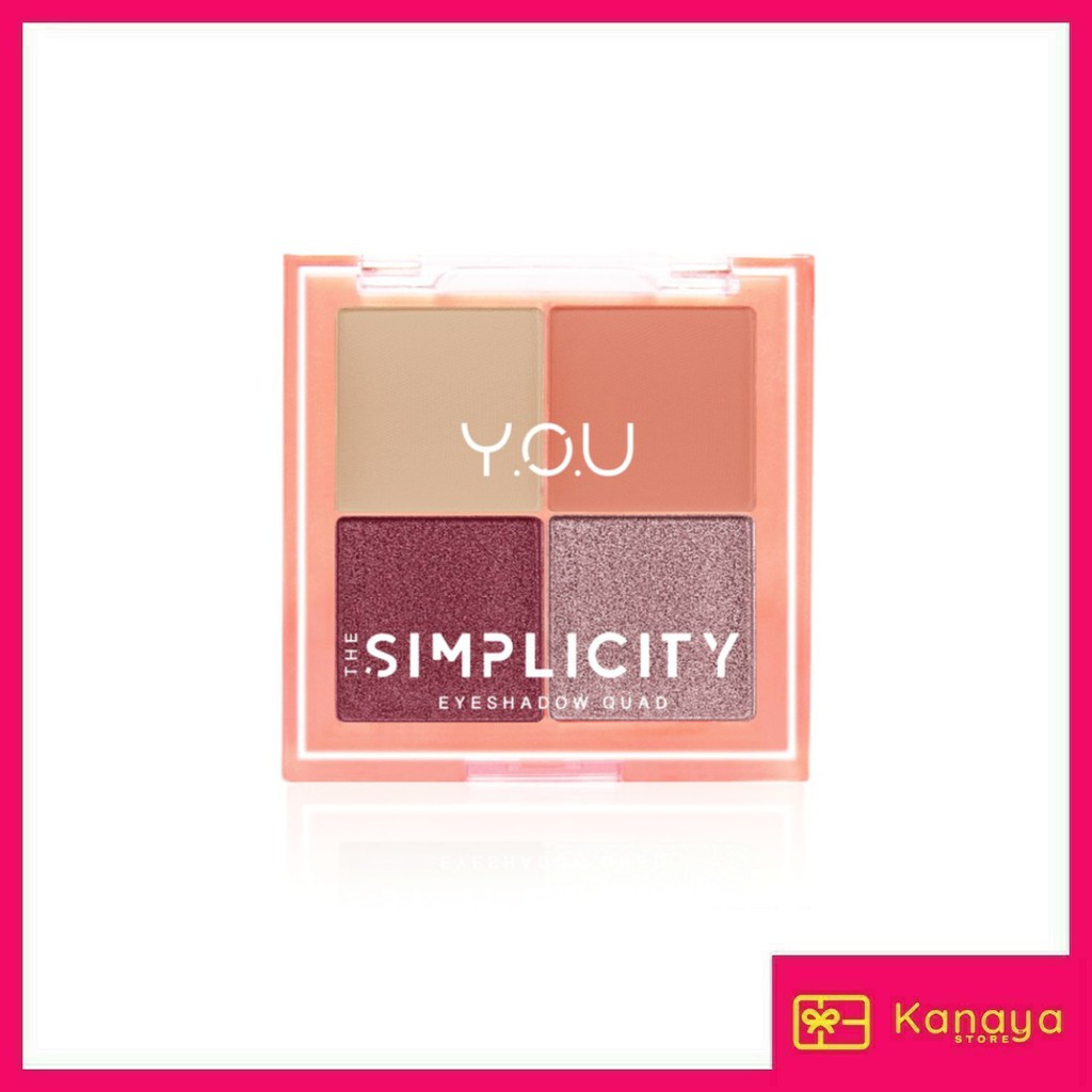 (BISA COD) YOU The Simplicity Eyeshadow Quad