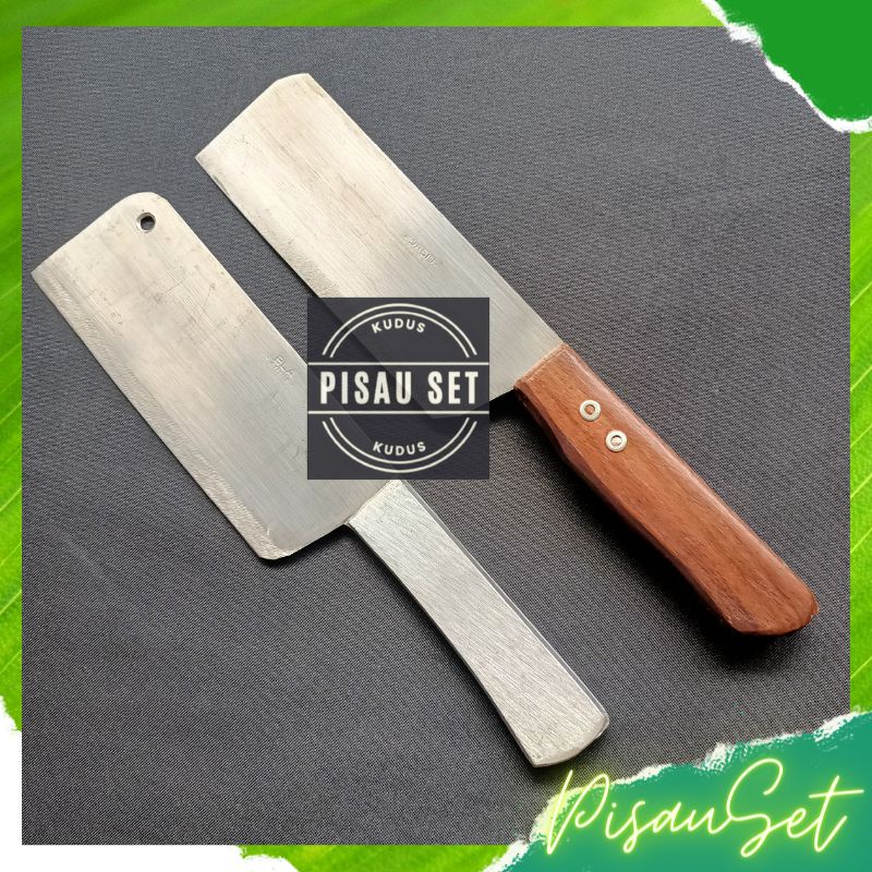 Pisau Cacah pisau cincang daging Ayam Sapi Stainless - PISAUSET - PISAU SET