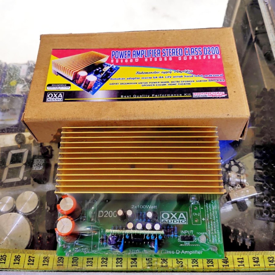 Kit Power Amplifier Stereo Class D200 ClassD Class D 200