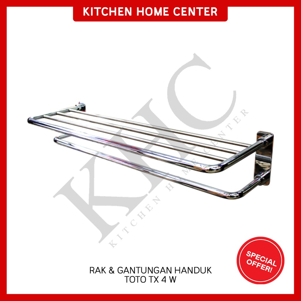Rak dan Gantungan Handuk TOTO TX 4 W / TX4W