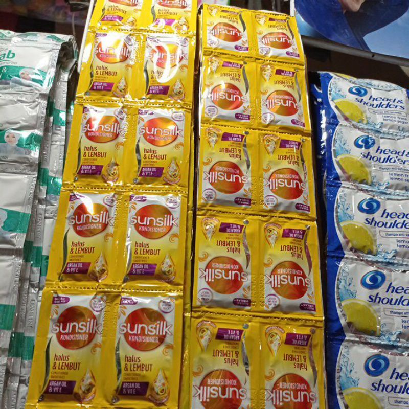 sunsilk conditioner pelembut rambut sachet