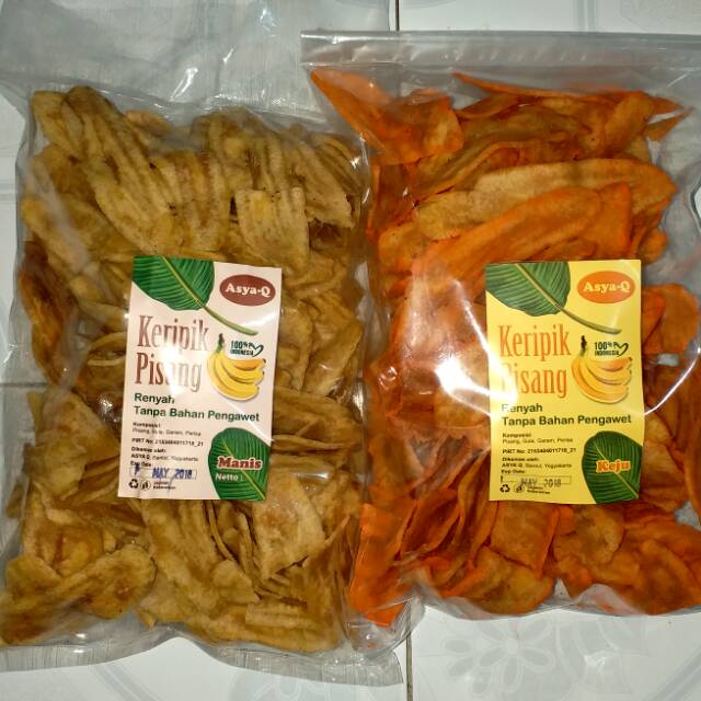 

Keripik Pisang Aneka Rasa 500 gram