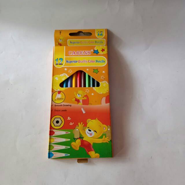 

Pensil warna panjang 12 warna carens