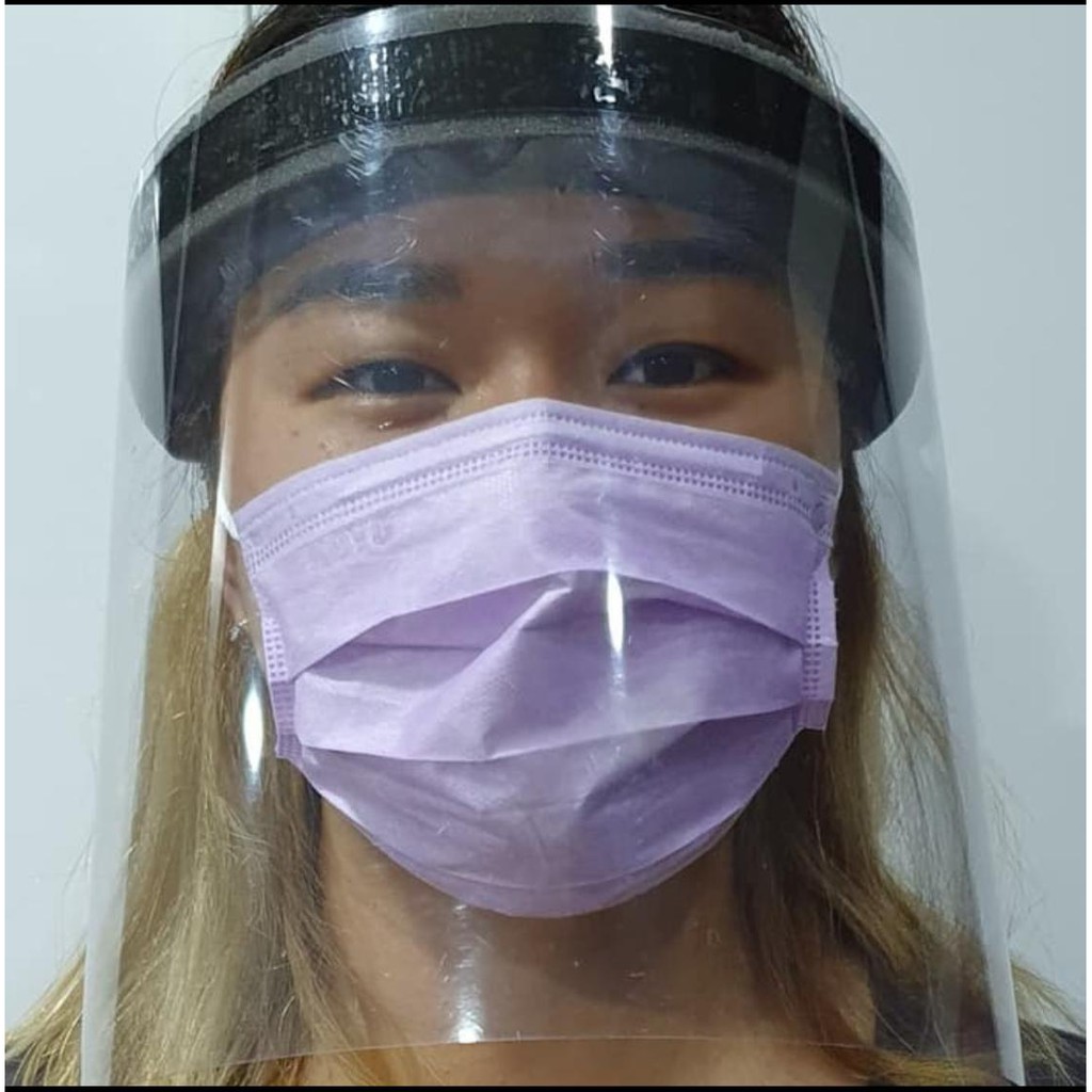 FACE SHIELD FULL COVER  PELINDUNG WAJAH  APD Shopee Indonesia