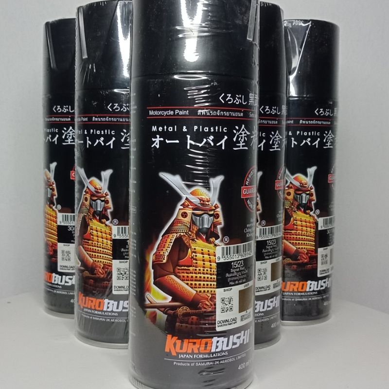 Cat pylox Samurai Paint (400ml) pilok samuraipaint pylox samuray Kurobushi warna standart putih hita