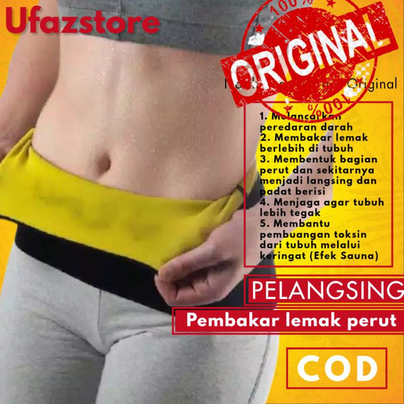 Korset Wanita /HOT SHAPER ORIGINAL NEOTEX SLIM WEIST BELT Korset Pengecil Perut Wanita Korslet Pembakar Keringat Alat Gym Fitnes Aksesoris Fitness Peramping Perut Buncit Pembentuk Otot Korset Pelangsing Badan Corset Chorset Korslet