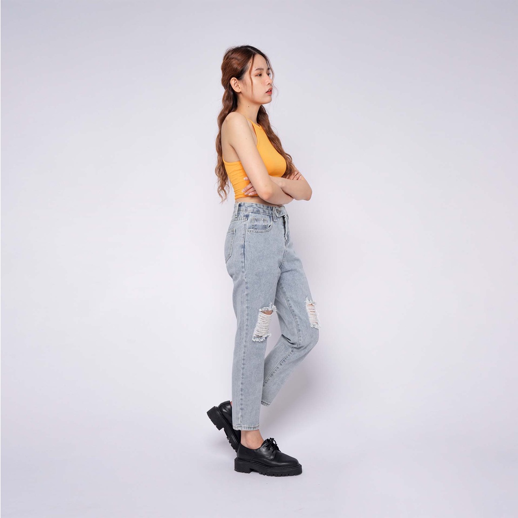 VIERLIN - Jeans 9001 - HW RIPPED JEANS