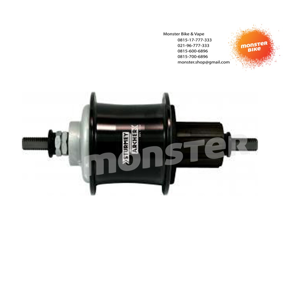 Jual Internal Gear Hub Sturmey Archer CS RF3 3Speed 36H Black Shopee