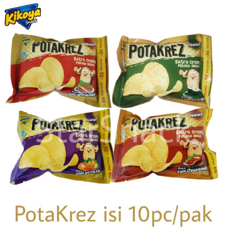 Potakrez keripik kentang isi 10 pcs