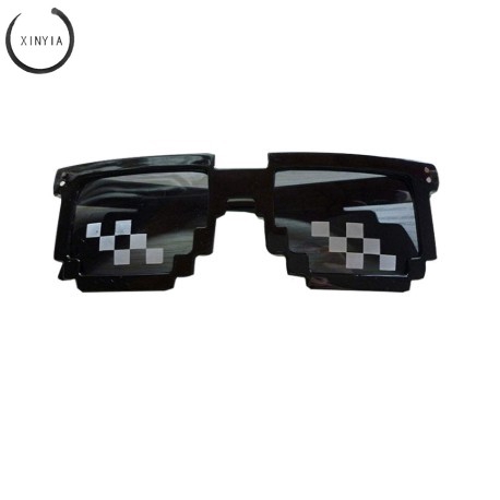 [Bayar di Tempat] Kacamata Wanita Pria Hitam Retro Lensa Warna Frame Bulat Women Sunglasses