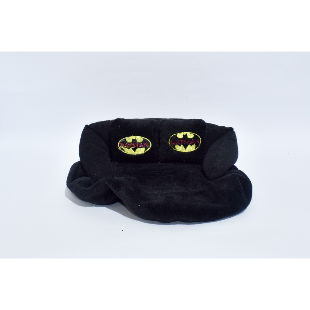 Bantal Mobil 3in1 BATMAN Carset Headrest Pillow Sandaran Kepala Leher 3 in 1 Bat Man Kelelawar