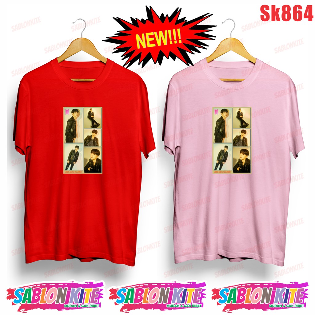 MURAH!!! KAOS KPOP MIN SUGA COVER SK864 UNISEX COMBED 30S