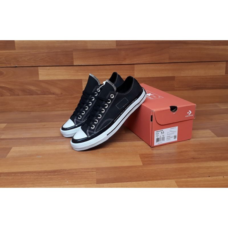 sepatu converse 70s Low Moncler X Fragment Black White