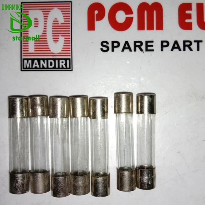 Fuse Kaca 1A 1 A 250Va 30Mm X 6Mm Glass Fuse Pcmelebik54