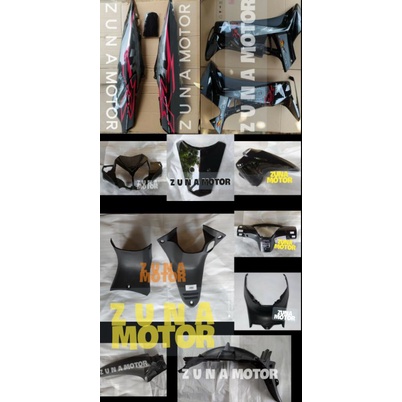 Full bodi supra x 125 R new betmen 2008 2009 hitam