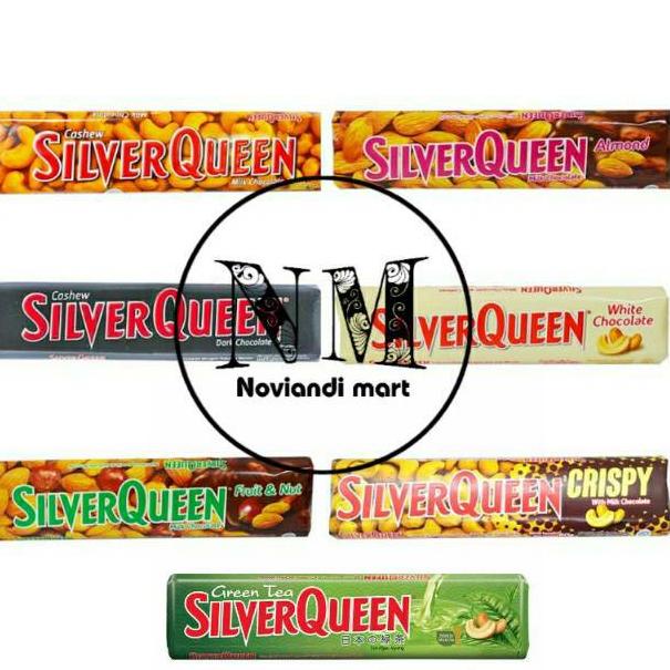 

[KODE GHAJL] Silverqueen Mete 58gr/58gram /Silverqueen 58/ 65/62/62gram