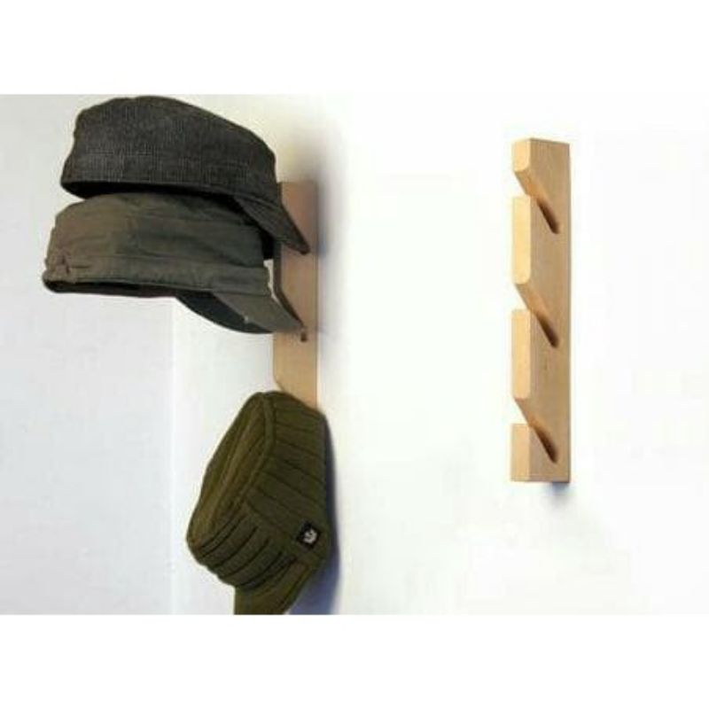 rak topi kayu/hanger/display topi/gantungan topi