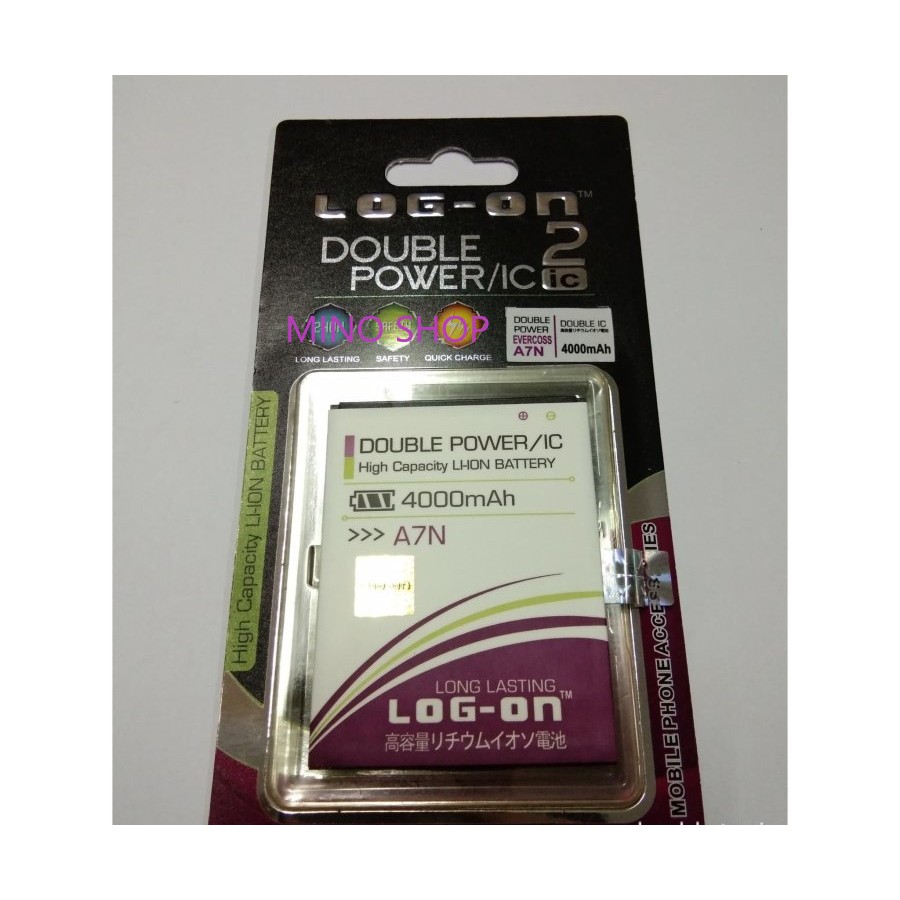 BATERAI EVERCOSS A7N - LOG ON DOUBLE POWER BATTERY BATRE