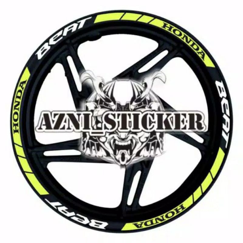 Sticker Cutting Lis Velg Motor Honda Beat