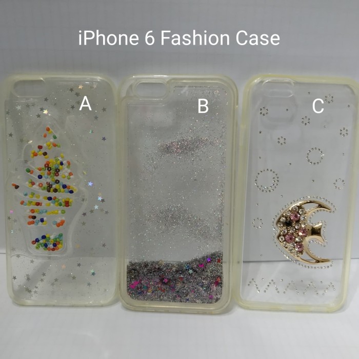 Case Softcase Softshell Liquid Glitter Transparan iPhone 6