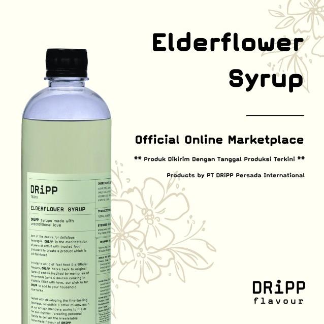 

Dripp Elderflower Syrup - Sirup Rasa Bunga Elderflower Untuk Horeca