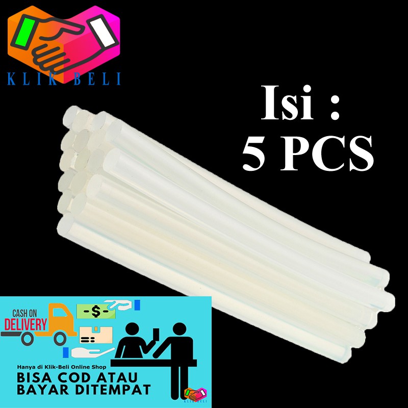 (5 PCS) Glue Gun Sticks / Lilin Refill Stick / Isi Stik Lem Tembak