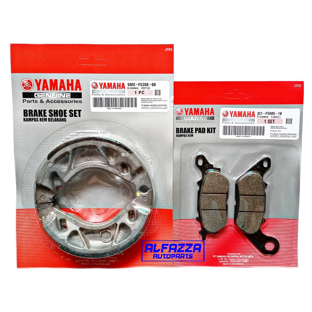 KAMPAS REM MIO J MIO NEW MIO GT 115 FINO MIO SOUL 115 GT 115 XEON / KAMPAS REM SET DEPAN BELAKANG MI