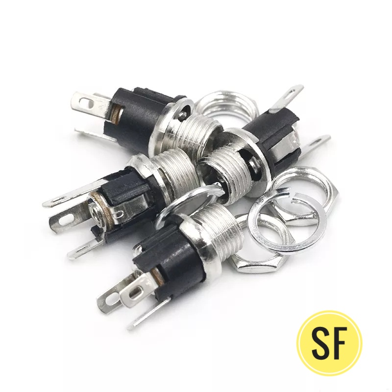 Soket Socket DC Drat Body Besi 5.5mmX2.1mm