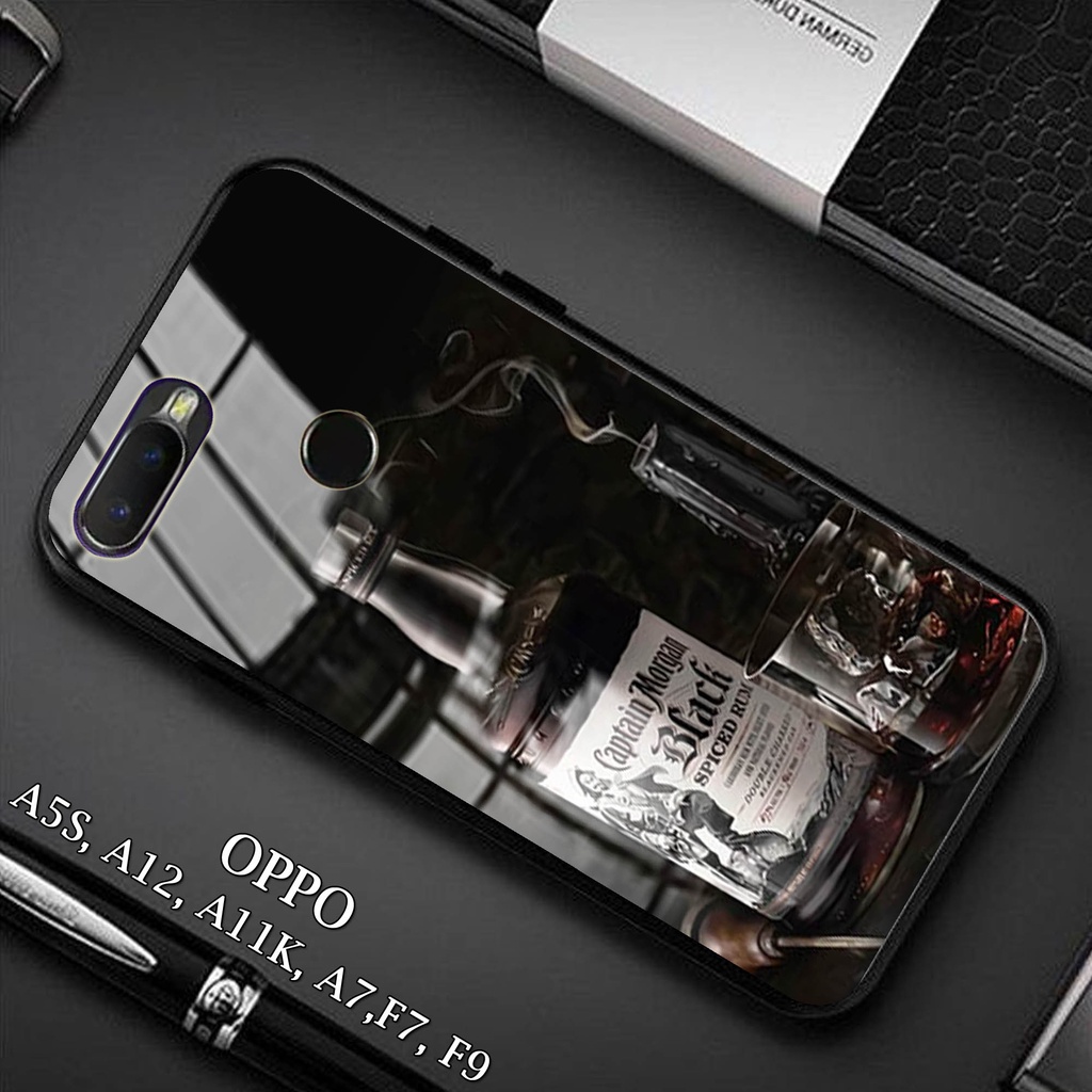 Softcase Glass Kaca OPPO A5s - Case Hp Pelindung Handphone OPPO A5s [ A33 ].