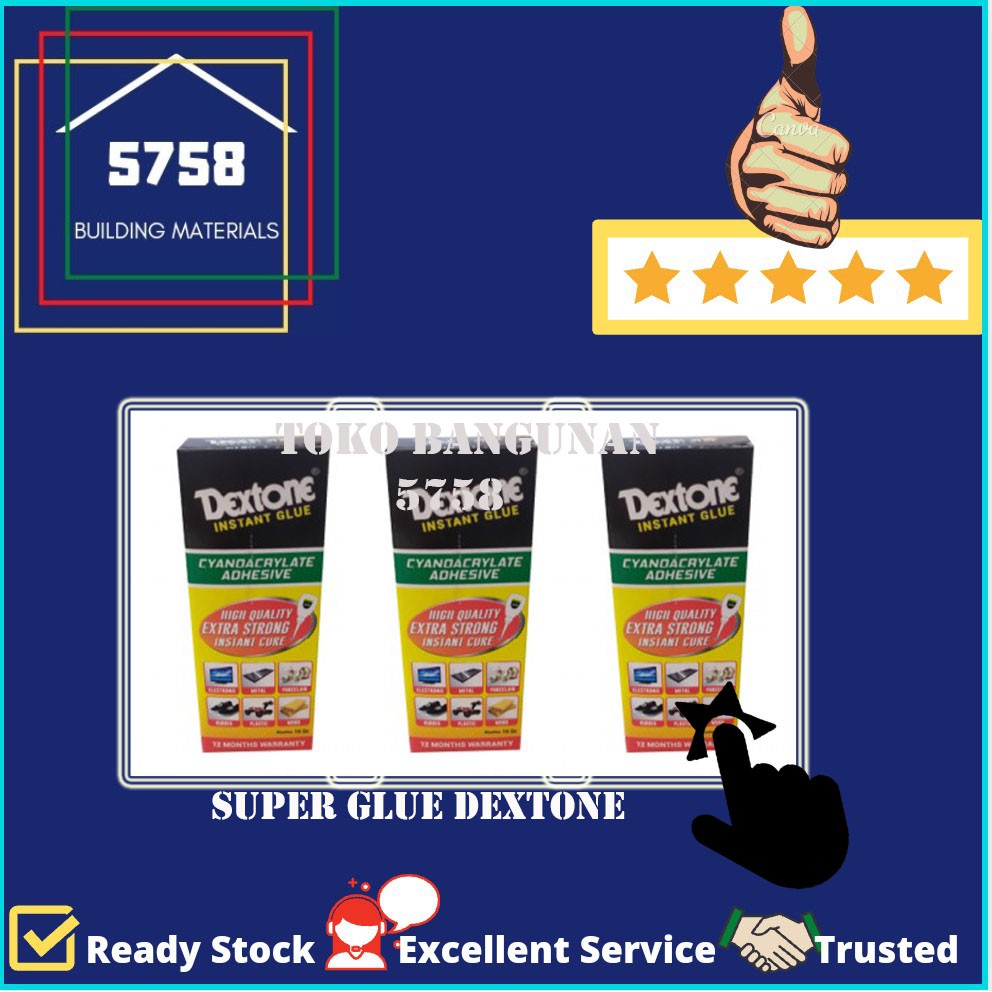 

DEXTONE Lem Tetes Super Instant Glue 15ml