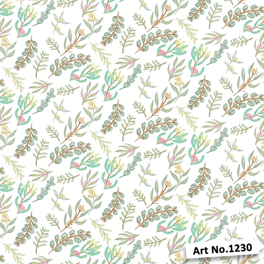

Art No. 1230 - ART PATTERN - WHITE FLORA