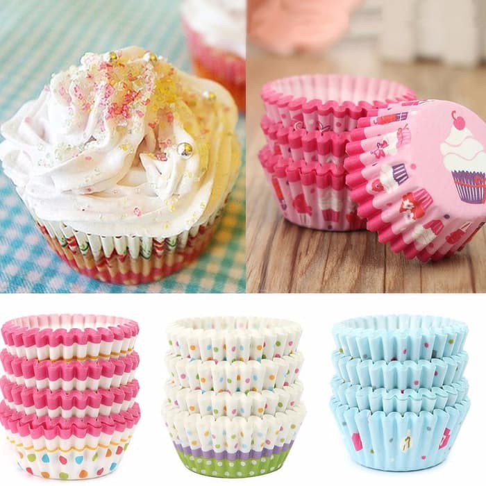 Cupcake Liner - Kertas Cupcake Motif_3 x 2 cm (100pcs)