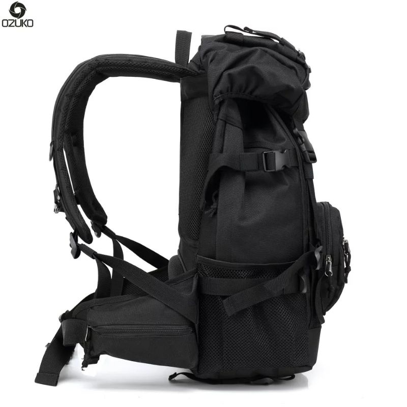 Tas Gunung 40L Tas Punggung Pria Polofelix Uniseks Tas Olahraga Travel Hiking Gunung Ransel Camping untuk Priau