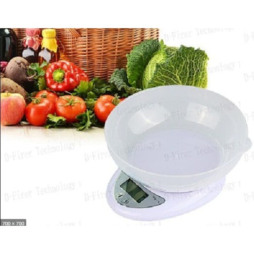 Timbangan KUE,BUMBU DAPUR Digital Mangkok moderen max 5kg / Electronic Kitchen Scale 5Kg