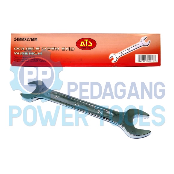 ATS KUNCI PAS 24 X 27 MM 24X27 DOUBLE OPEN END SPANNER WRENCH INGGRIS