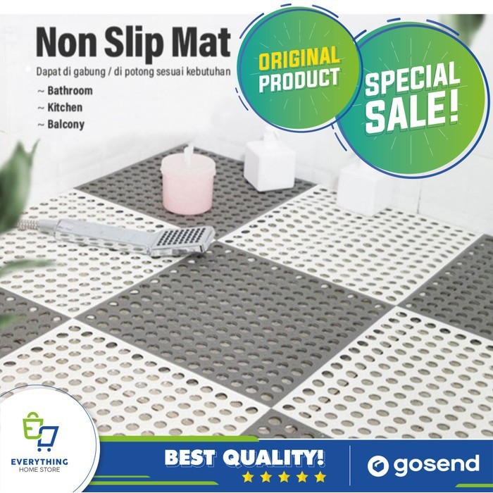 Tatakan Keset Lantai Kamar Mandi Anti Licin Slip Home Bathroom Mats