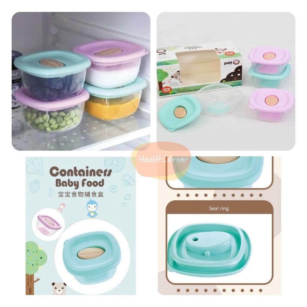 TDC628 Penyimpanan Mpasi Bayi / Wadah Mpasi Bayi / Baby Food Containers BPA FREE