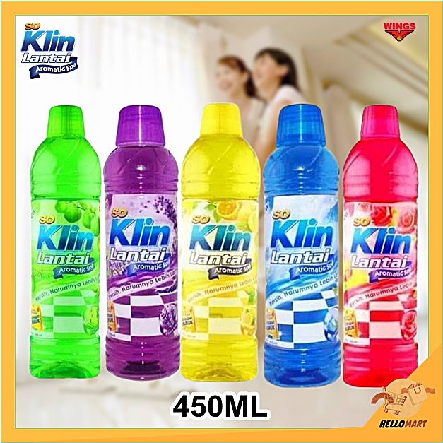 ORIGINAL So Klin Lantai Botol 450ml / Soklin Pembersih Lantai / HELLOMARTID