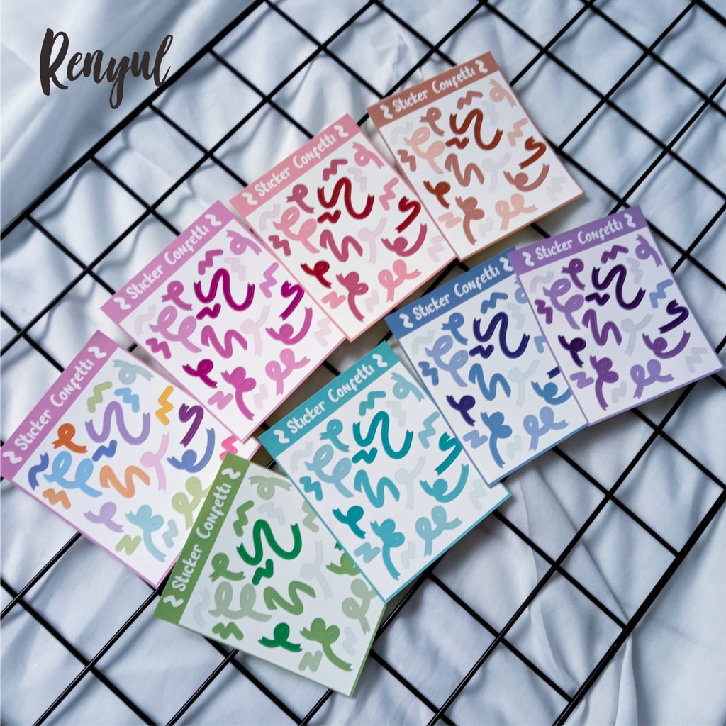 

Sticker deco photocard KPop Sticker Confetti