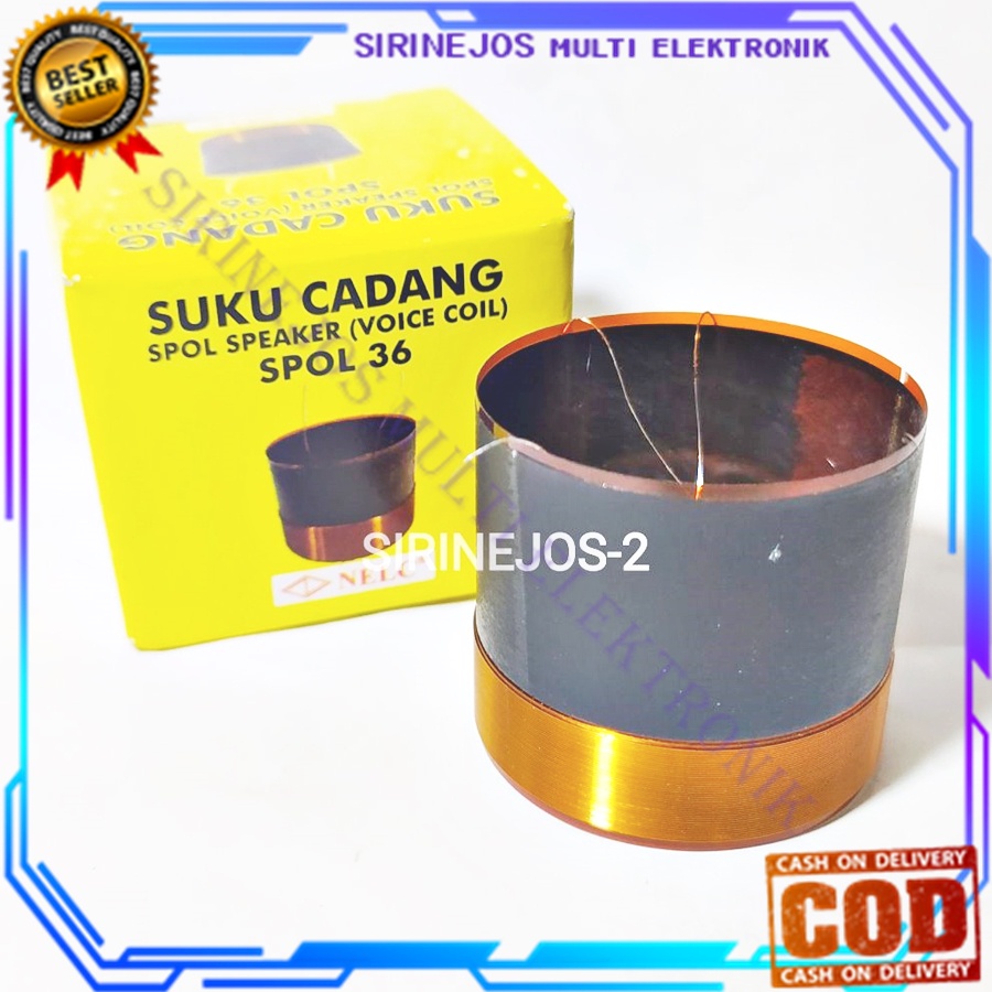 SPUL SPOL SPOOL SPEAKER VOICE COIL 36 NELC