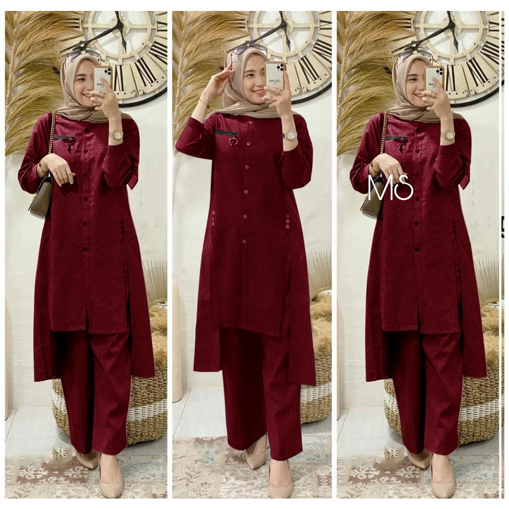 SET STELAN CELANA NATANIA JUMBO BIGSIZE MOSCREPE