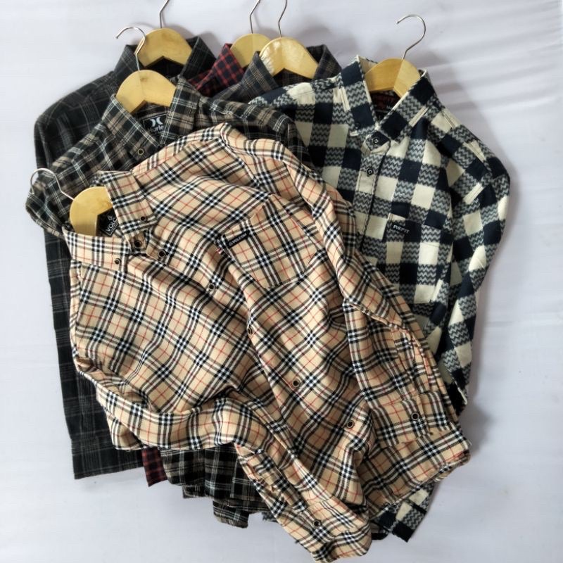 Kemeja Flanel impor Pria wanita Kualitas Premium Lengan Panjang Unisex Exklusif Kemeja Flanel Pria Kualitas Premium Lengan Panjang Unisex Exklusif (Murah)/Fashion Pria