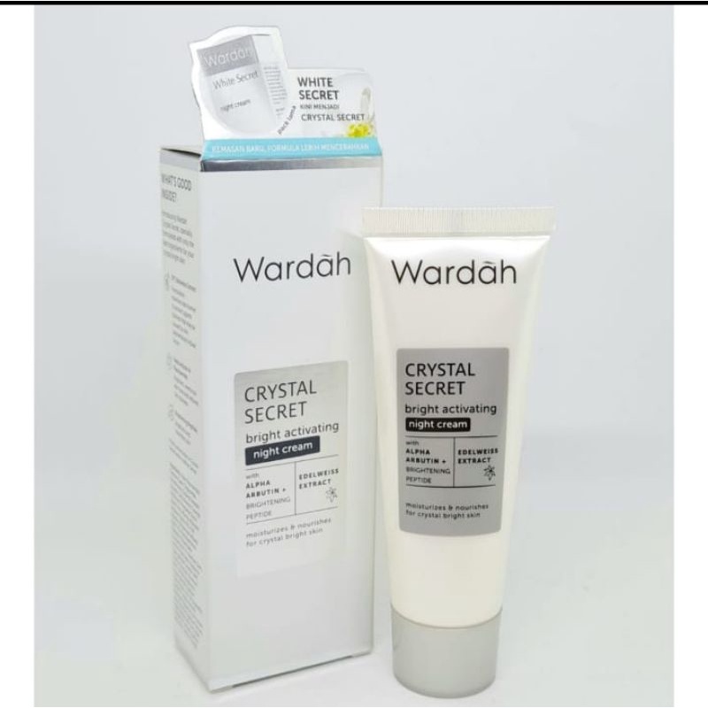 Wardah crystal secret night cream 15ml