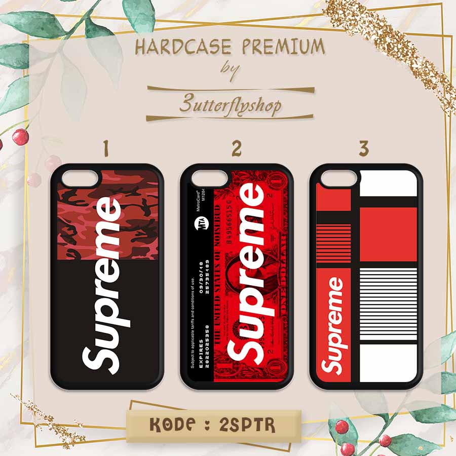 [HARDCASE] sUpremme pattern case oppo vivo realme redmi samsung iphone xiaomi