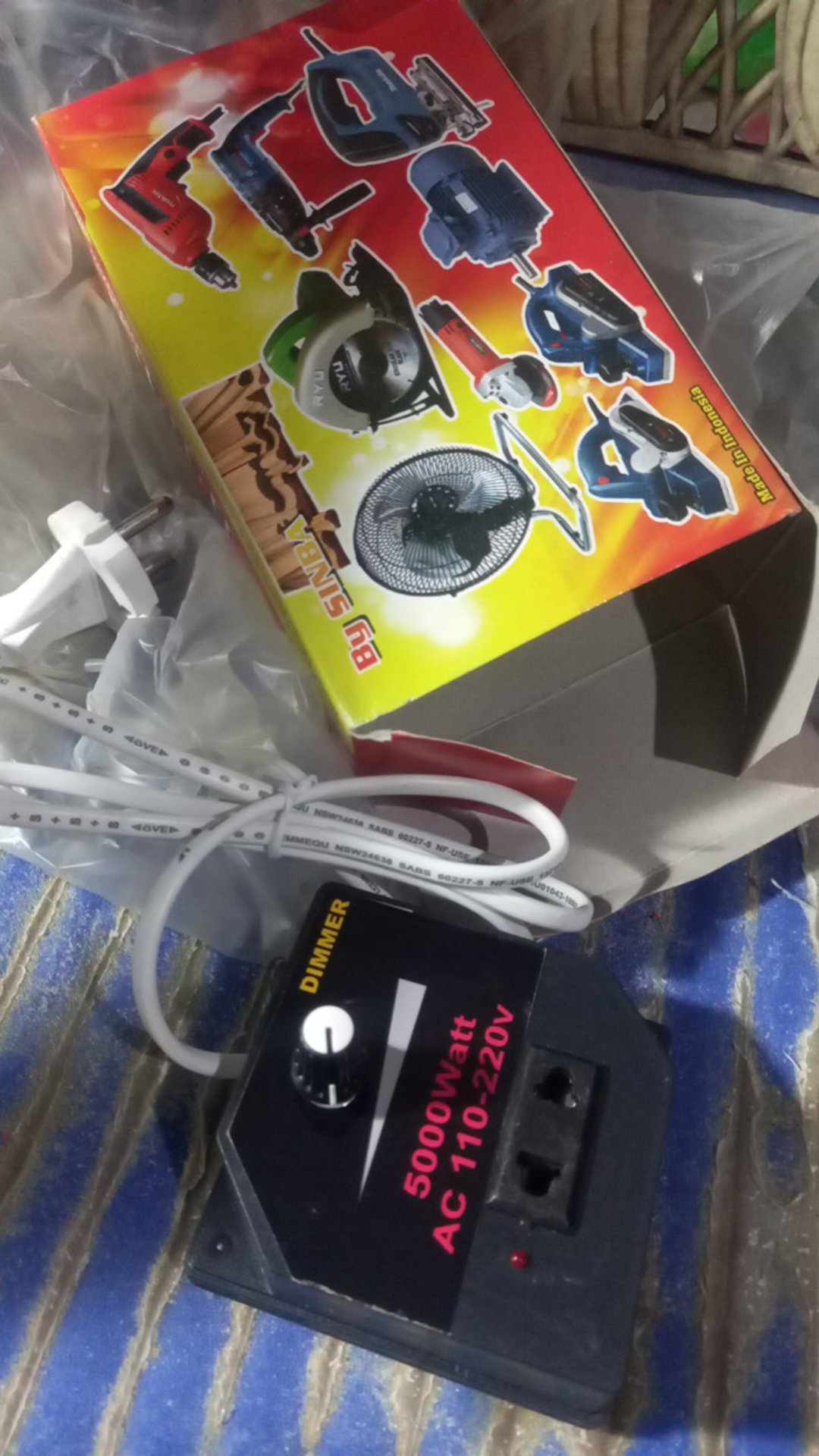 Dimmer Pengatur Kecepatan 5000 Watt Power