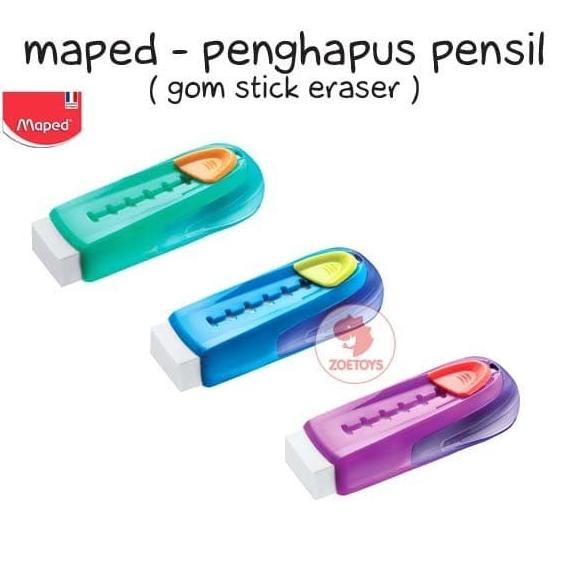 

Zoetoys Maped - Penghapus Pensil (Gom Stick Eraser) | mainan edukasi