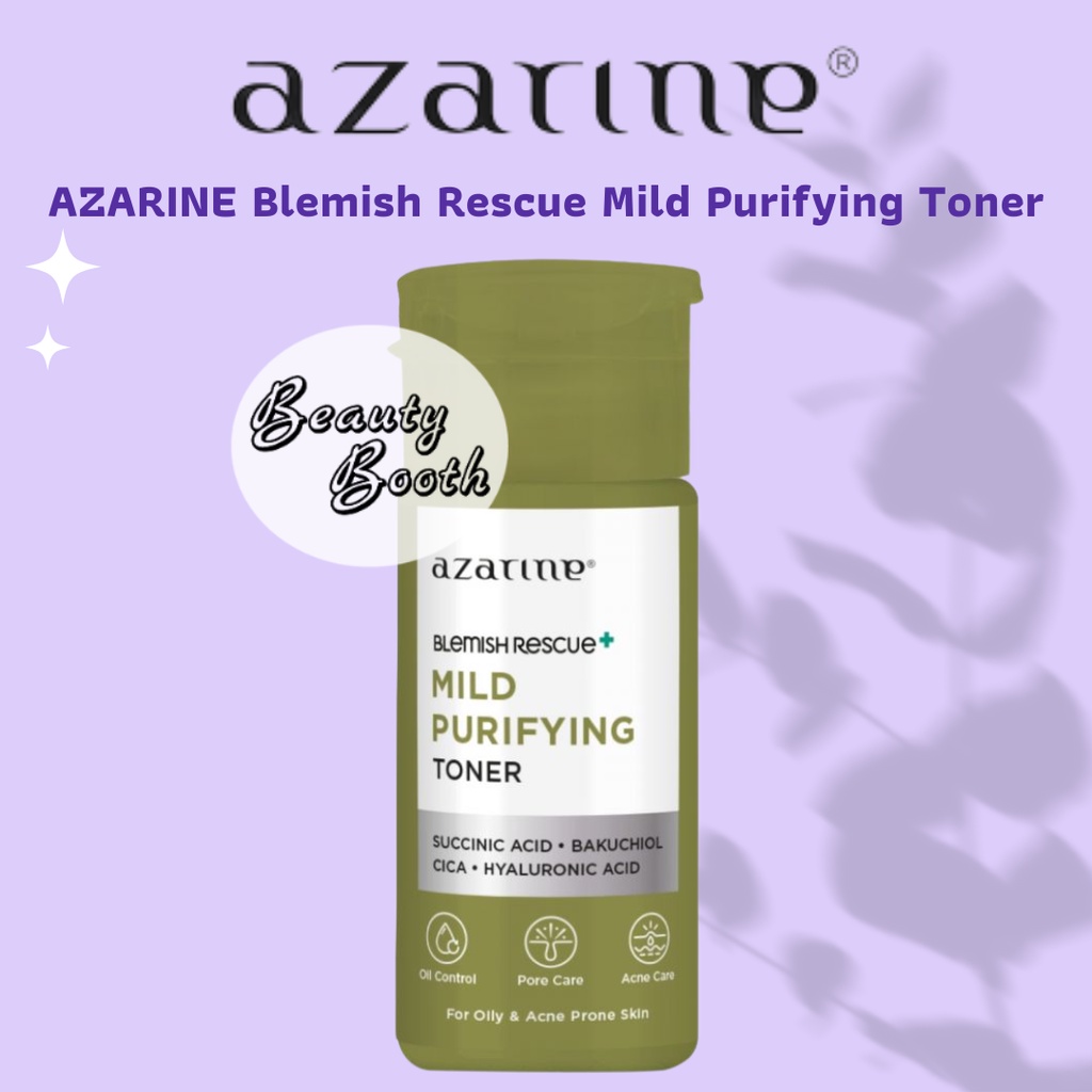 AZARINE Blemish Rescue Mild Purifying Toner | For Oily &amp; Acne Prone Skin | Toner Wajah | Toner Jerawat